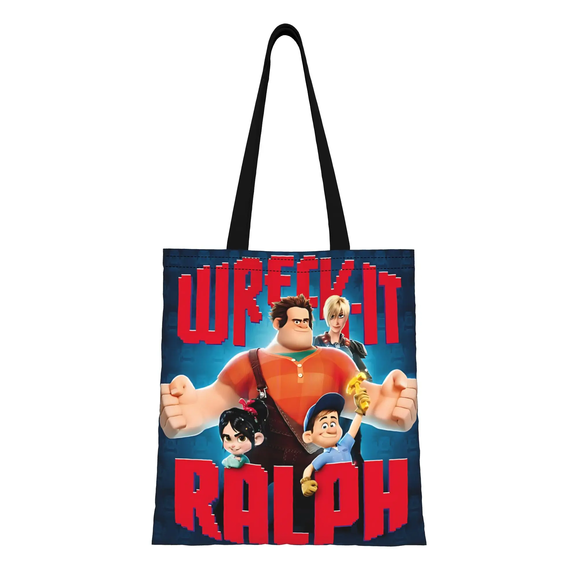 1PC first day of school Large Capacity Funny Disney animation Wreck It Ralph Canvas Tote Bag Foldable Chic Pattern Gifts
1PC first day of school Large Capacity Funny Disney animation Wreck It Ralph Canvas Tote Bag Foldable Chic Pattern Gifts