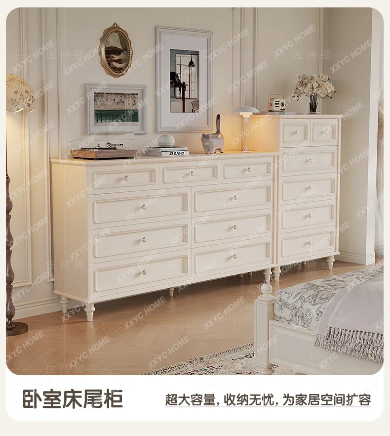 YY retro room nine drawers large drawers bedroom end of bed artistic sense all solid wood
YY retro room nine drawers large drawers bedroom end of bed artistic sense all solid wood
