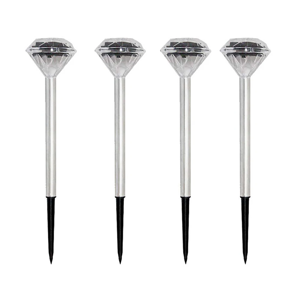 Солнечные уличные фонари, 4 упаковки, солнечные колышки с солнечной панелью, Алмазный абажур, автоматическое ВКЛ./ВЫКЛ., освещение для сада 
Солнечные уличные фонари, 4 упаковки, солнечные колышки с солнечной панелью, Алмазный абажур, автоматическое ВКЛ./ВЫКЛ., освещение для сада