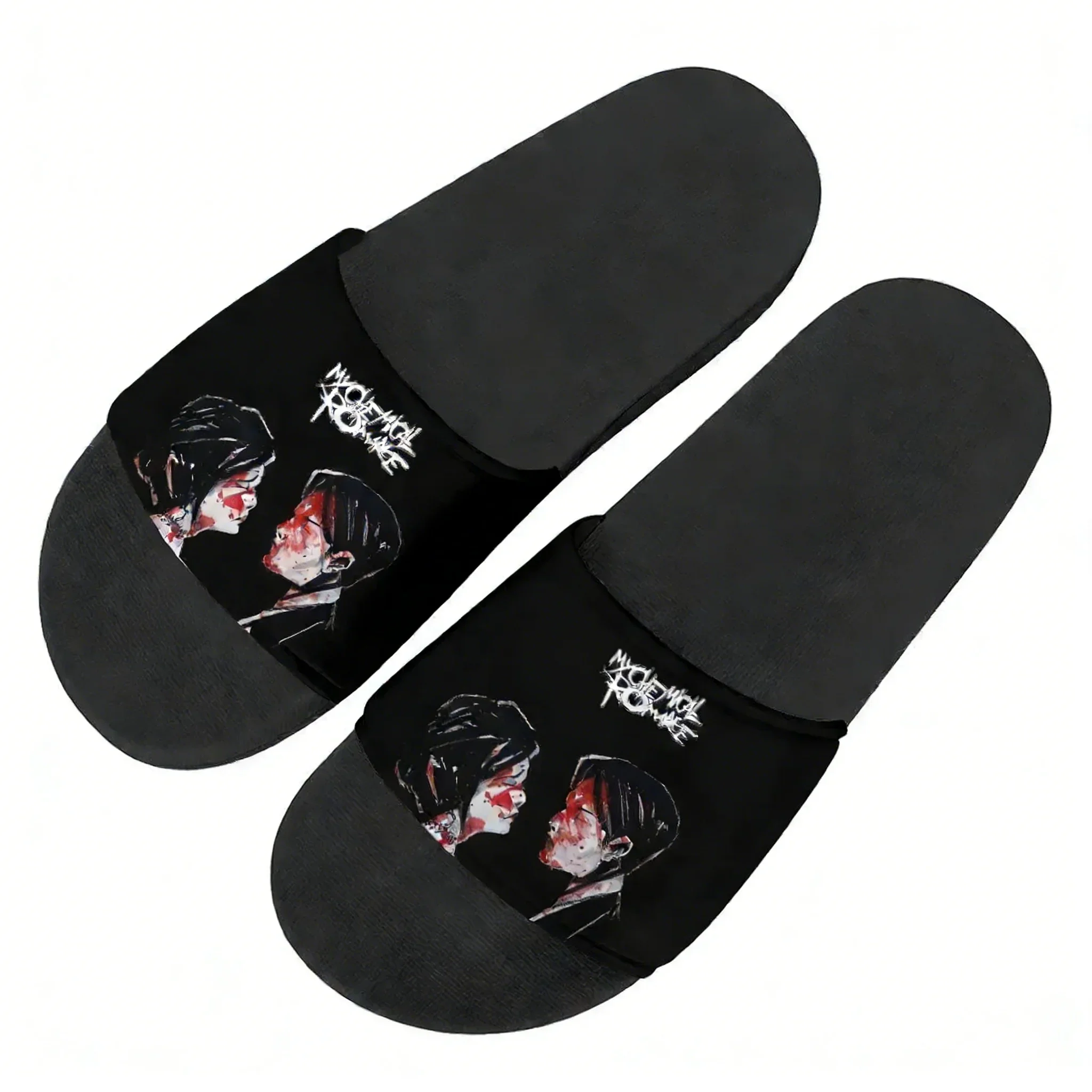 My Chemical Romance Flip Flops Mens Womens Teenager Family Slippers Bathroom Beach Swimming Pool Casual Sandals Customized Shoes
My Chemical Romance Flip Flops Mens Womens Teenager Family Slippers Bathroom Beach Swimming Pool Casual Sandals Customized Shoes