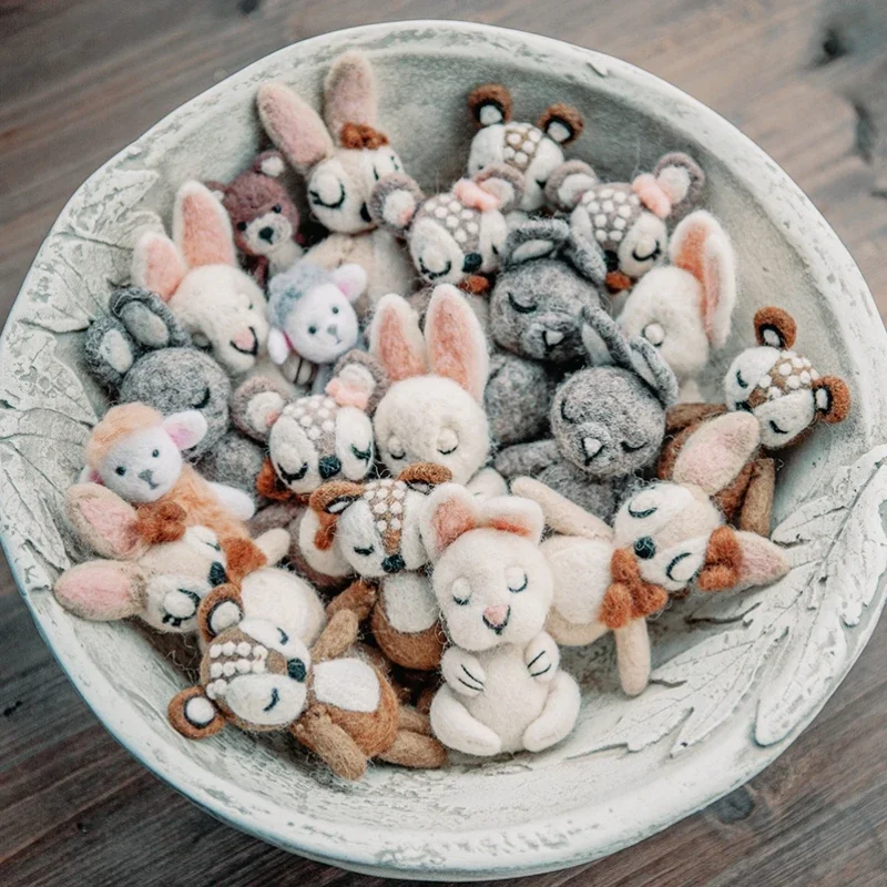 Dvotinst Newborn Photography Props for Baby Cute Animals Handmade Wool Doll Fotografia Accessory Studio Shooting Photo Props
Dvotinst Newborn Photography Props for Baby Cute Animals Handmade Wool Doll Fotografia Accessory Studio Shooting Photo Props