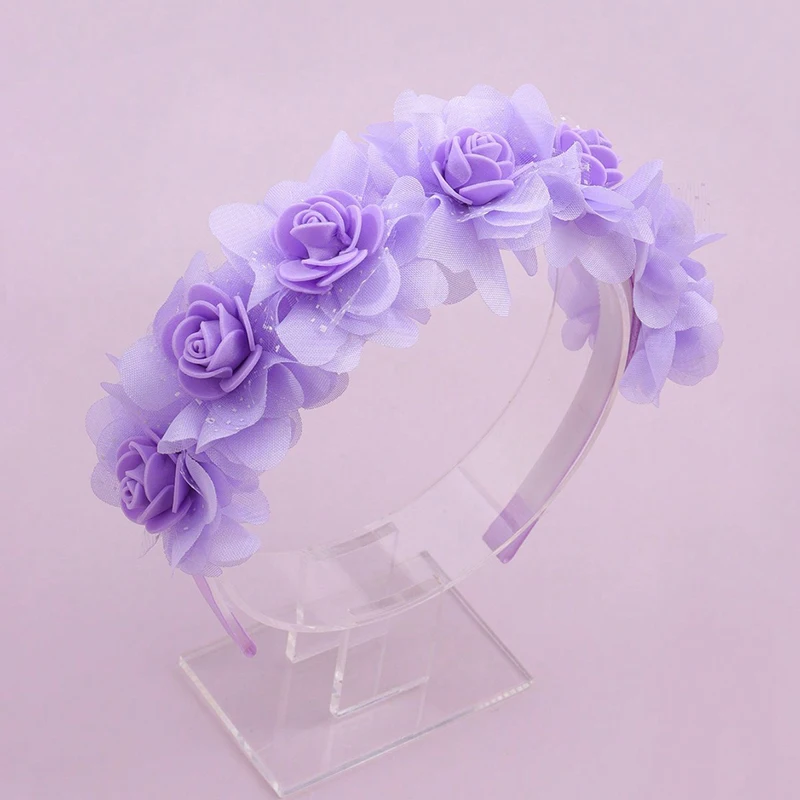 New Solid Color Simulation Flower Headbands Cute Girls Flower Hairband Crown Princess Party Headwear Fashion Hair Accessories
New Solid Color Simulation Flower Headbands Cute Girls Flower Hairband Crown Princess Party Headwear Fashion Hair Accessories
