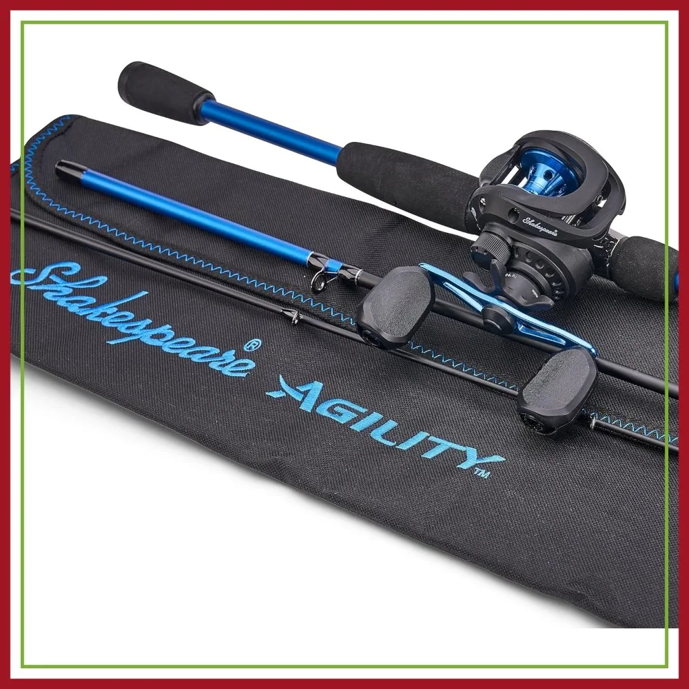 Agility Low Profile Baitcast Rod and Reel Combo - Premium Fishing Gear
Agility Low Profile Baitcast Rod and Reel Combo - Premium Fishing Gear