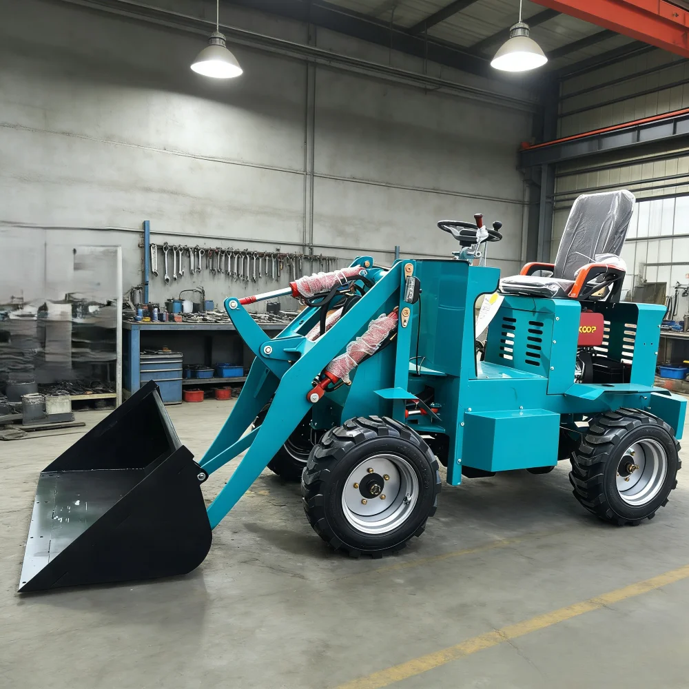 Customized Elecric Diesel Mini Wheel Loader 600kg 700kg Compact Mini Loader With Bucket Attachment
Customized Elecric Diesel Mini Wheel Loader 600kg 700kg Compact Mini Loader With Bucket Attachment