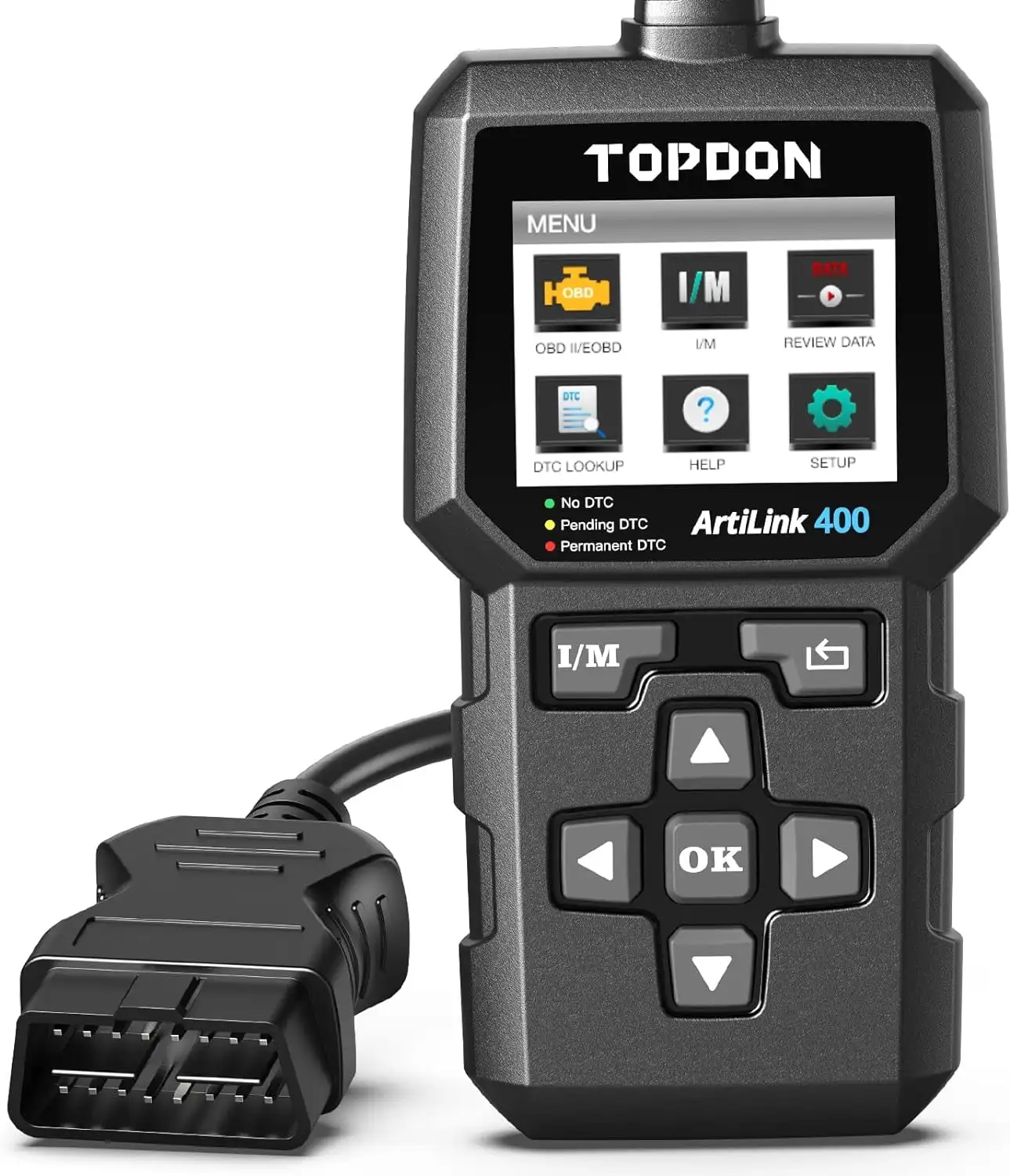 OBD2 Scanner AL400 Car Diagnostic Code Reader Check Engine Light with O2 Sensor/Freeze Frame/I/M Readiness
OBD2 Scanner AL400 Car Diagnostic Code Reader Check Engine Light with O2 Sensor/Freeze Frame/I/M Readiness