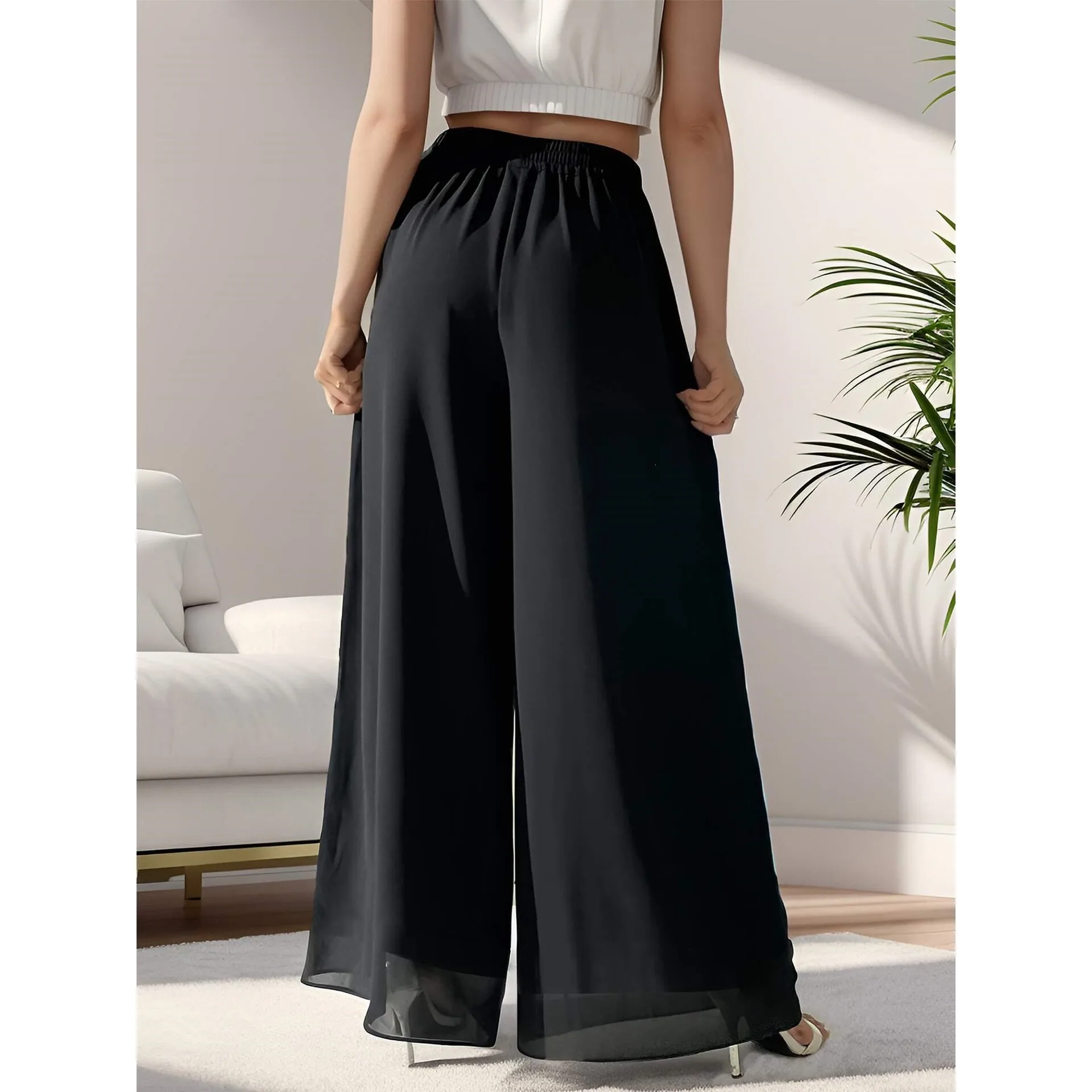 Neutral Style Wide Leg Chiffon Pants Casual Harlan Trousers Neutral Gender Spring Season Other Material 100% Casual Pants
Neutral Style Wide Leg Chiffon Pants Casual Harlan Trousers Neutral Gender Spring Season Other Material 100% Casual Pants