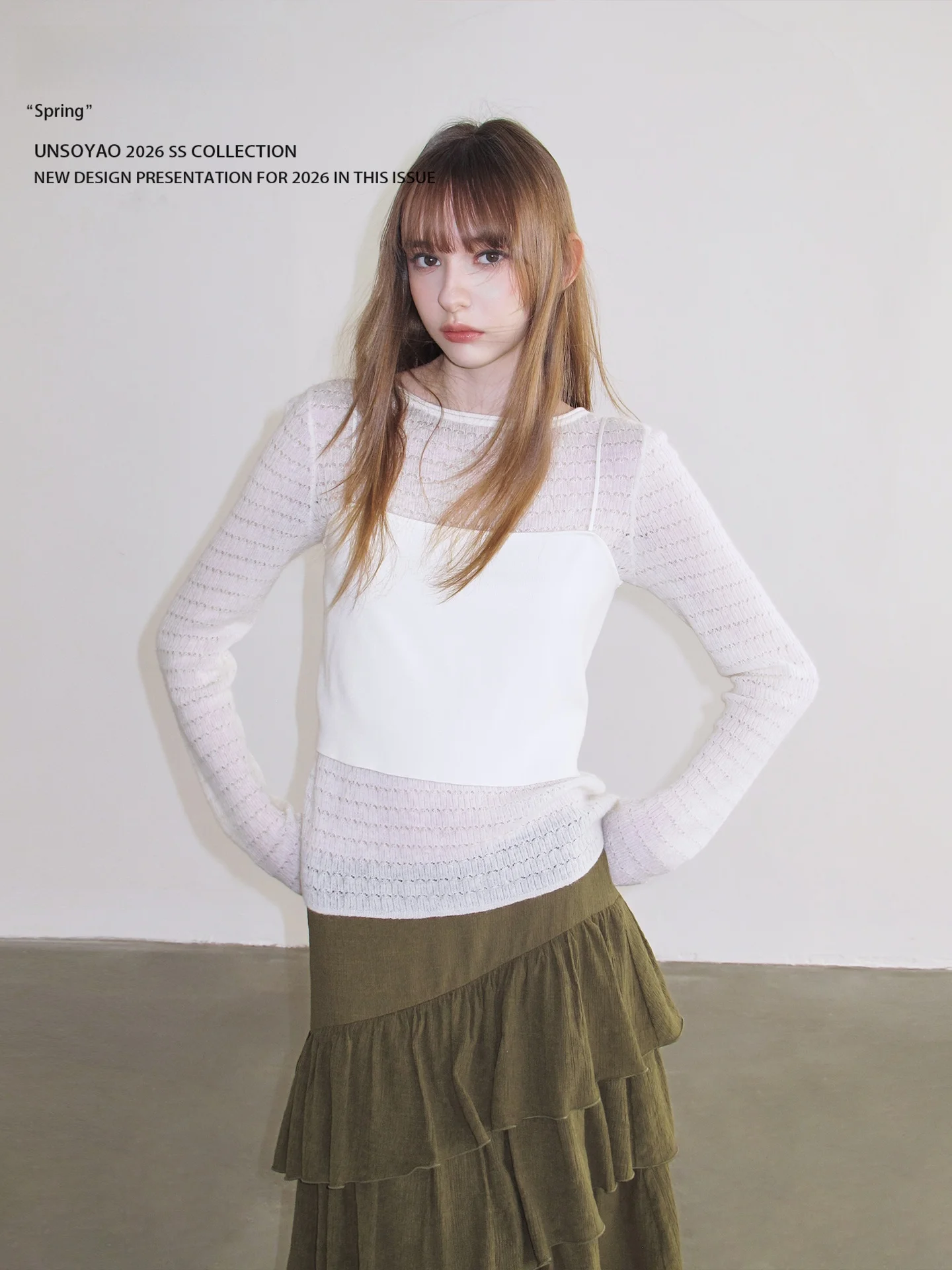Lace Hollow out Thin Knitted Sweater And Vest Two-Piece Set Women's Cashmere Nylon Wool Blend Long Sleeve round Neck Top
Lace Hollow out Thin Knitted Sweater And Vest Two-Piece Set Women's Cashmere Nylon Wool Blend Long Sleeve round Neck Top