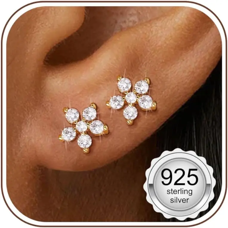 Flat Back Earrings Sterling Silver Stud Earrings for Women Girls Tiny Hypoallergenic Earring Studs
Flat Back Earrings Sterling Silver Stud Earrings for Women Girls Tiny Hypoallergenic Earring Studs
