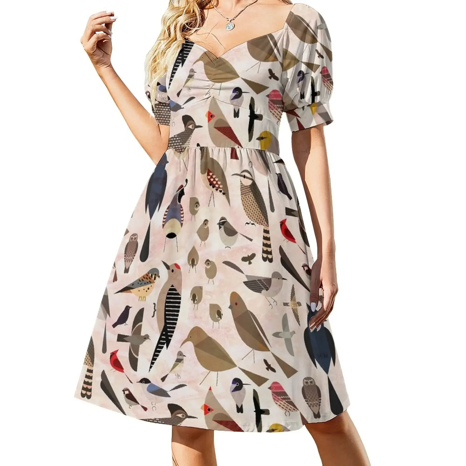 Sonoran Birds Short-Sleeved Dress women's elegant loose dresses clothes Woman clothing
Sonoran Birds Short-Sleeved Dress women's elegant loose dresses clothes Woman clothing