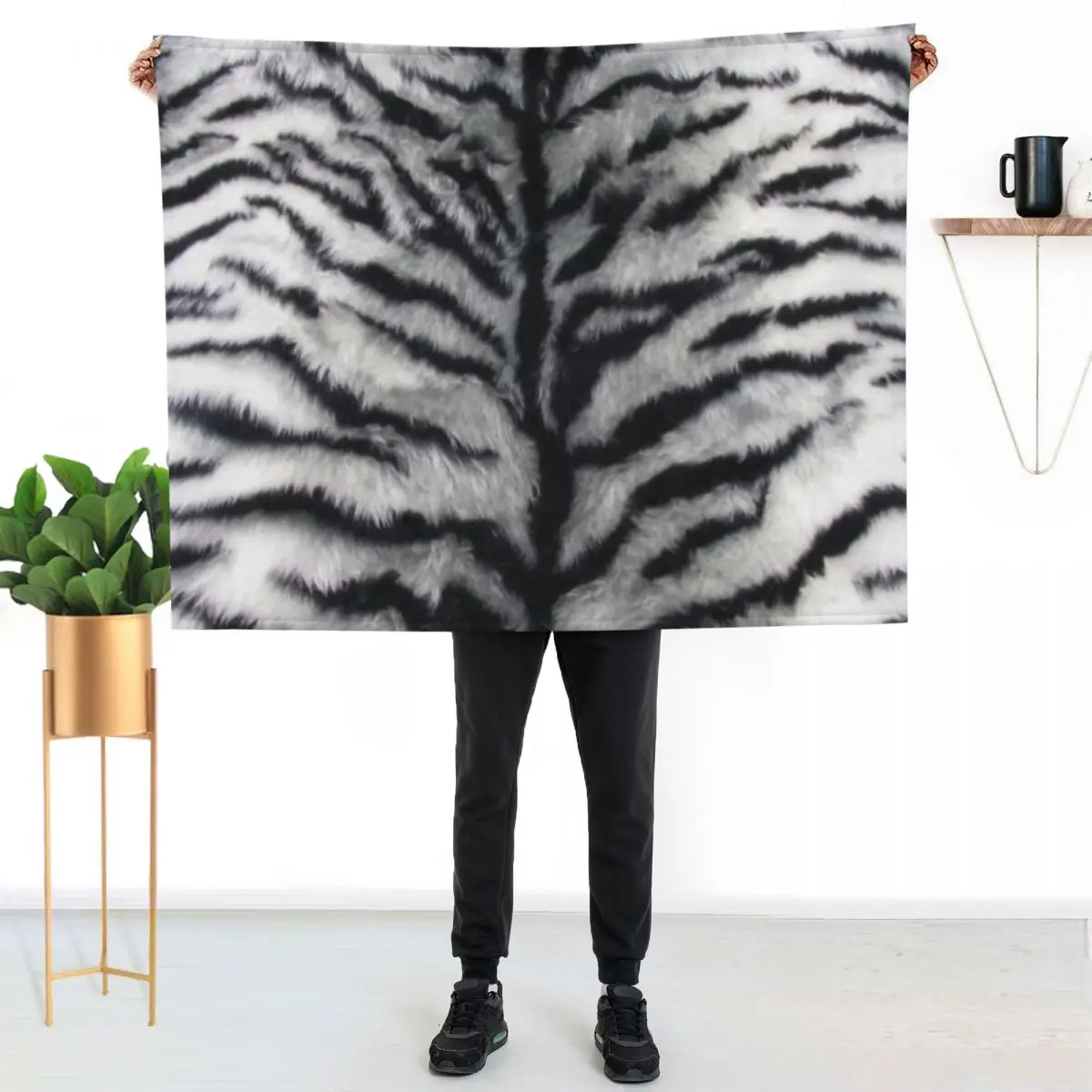 White Tiger Print Animal Skin Fur Pattern Throw Blanket Soft Cozy Blanket for Pet Kids Adults
White Tiger Print Animal Skin Fur Pattern Throw Blanket Soft Cozy Blanket for Pet Kids Adults