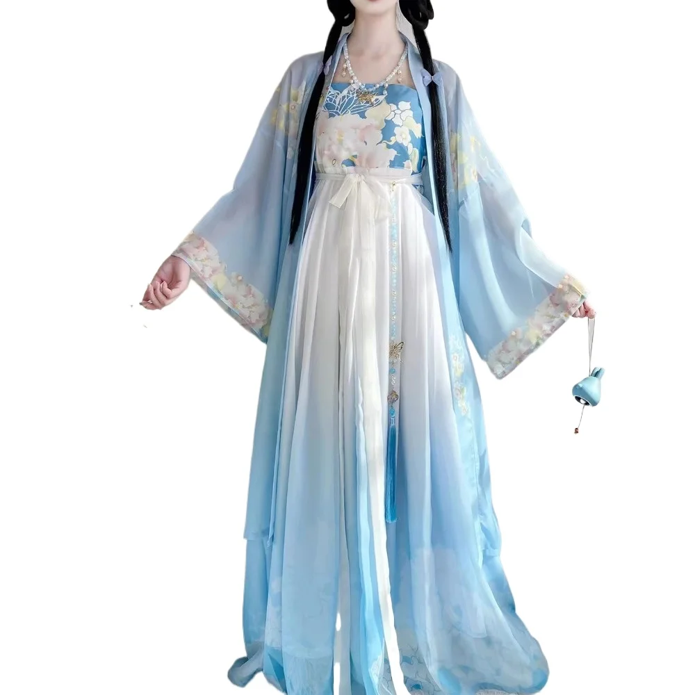 Hanfu женская одежда китайское платье фея винтажная одежда этнический стиль танцевальная одежда вечерние костюмы для косплея сценическое шоу традиционное
Hanfu женская одежда китайское платье фея винтажная одежда этнический стиль танцевальная одежда вечерние костюмы для косплея сценическое шоу традиционное