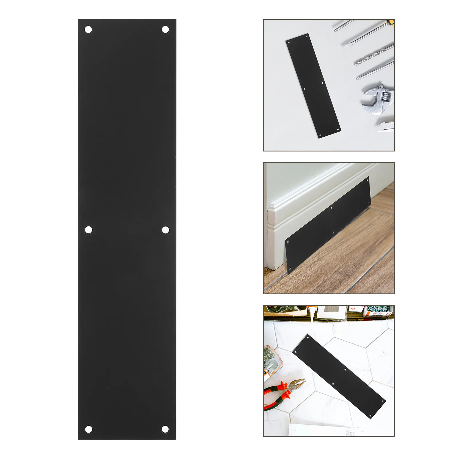 Door Kick Plates 14.97x3.50 Inch Stainless Steel Skirting Board Heavy Duty Exterior and Interior Door Panel Protection Guard
Door Kick Plates 14.97x3.50 Inch Stainless Steel Skirting Board Heavy Duty Exterior and Interior Door Panel Protection Guard