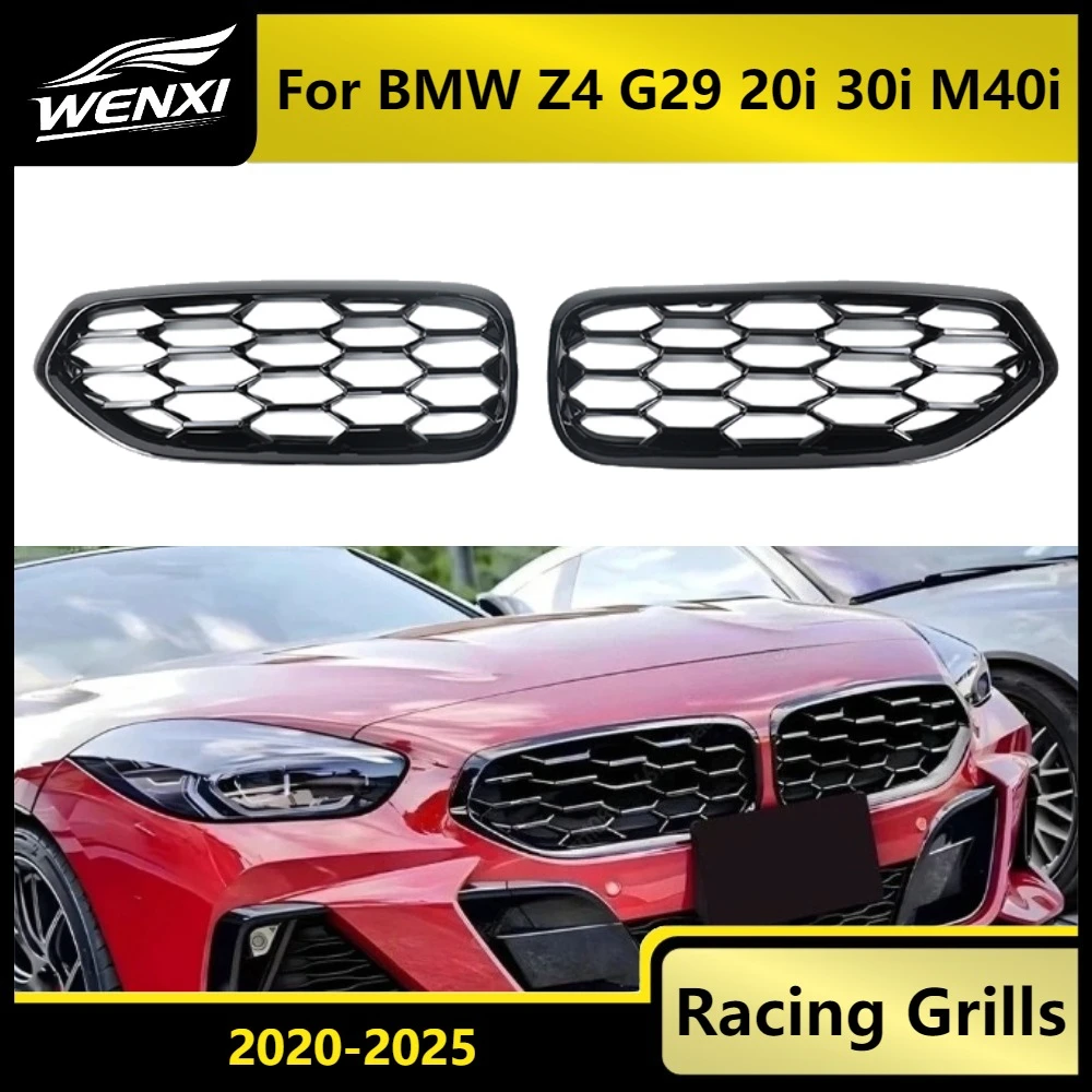 For BMW Z4 G29 20i 30i M40i 2020-2025 All Black Meteor Car Front Bumper Kidney Grill Grilles Double Slat Line Body Kits Tuning
For BMW Z4 G29 20i 30i M40i 2020-2025 All Black Meteor Car Front Bumper Kidney Grill Grilles Double Slat Line Body Kits Tuning