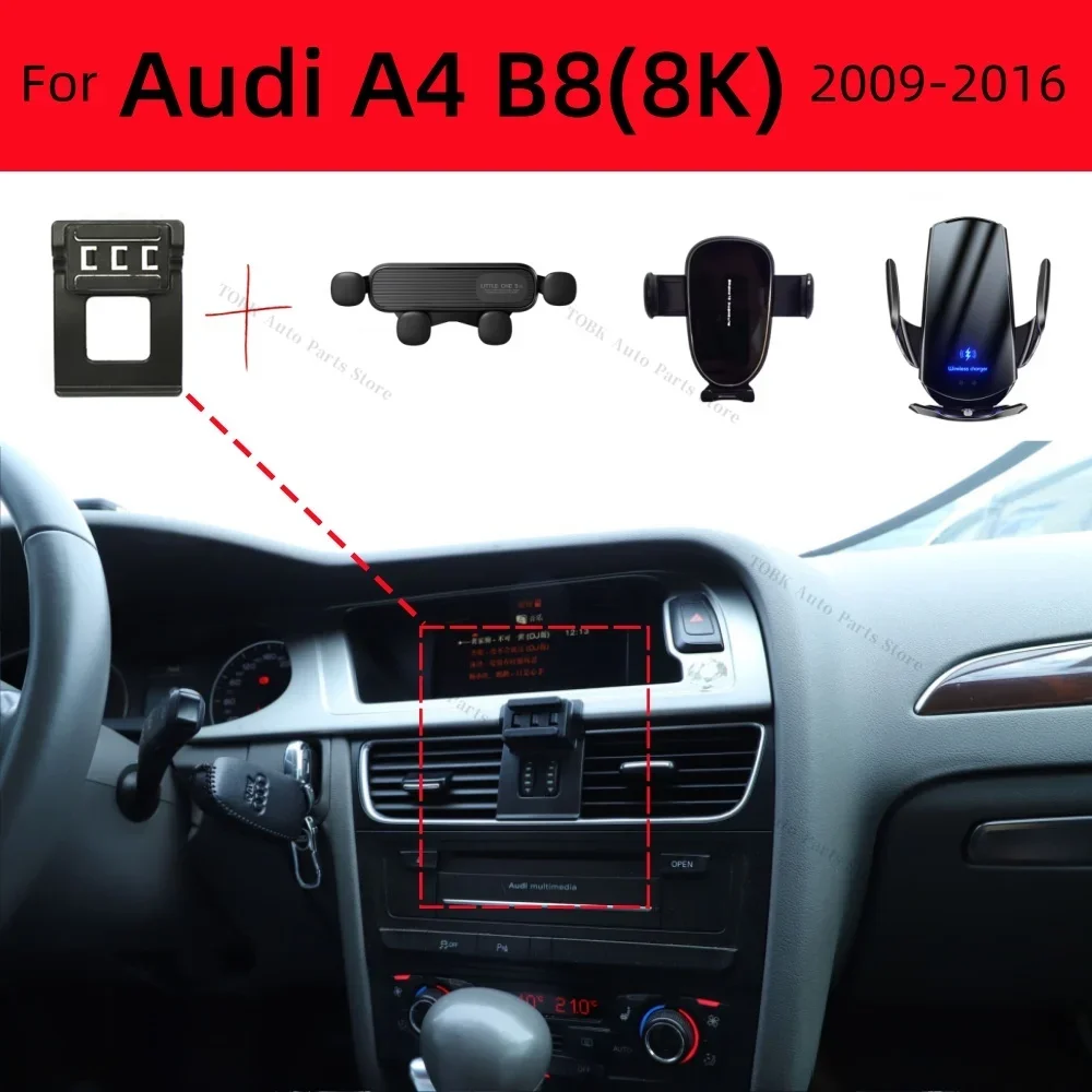 Car Phone Holder 360 Rotatable For Audi A4 B8 8K 2009-2016 2010 2011 Silicone Non-Slip Wireless Charging Cars Accessories
Car Phone Holder 360 Rotatable For Audi A4 B8 8K 2009-2016 2010 2011 Silicone Non-Slip Wireless Charging Cars Accessories