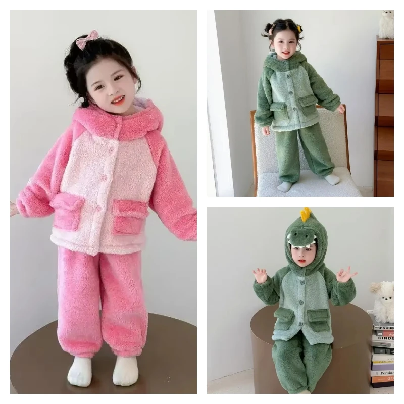 Популярный кавайный модный пижамный комплект для девочек, студенческий осенне-зимний повседневный теплый топ на флисовой подкладке с героями мультфильмов, брюки, детская одежда
Популярный кавайный модный пижамный комплект для девочек, студенческий осенне-зимний повседневный теплый топ на флисовой подкладке с героями мультфильмов, брюки, детская одежда
