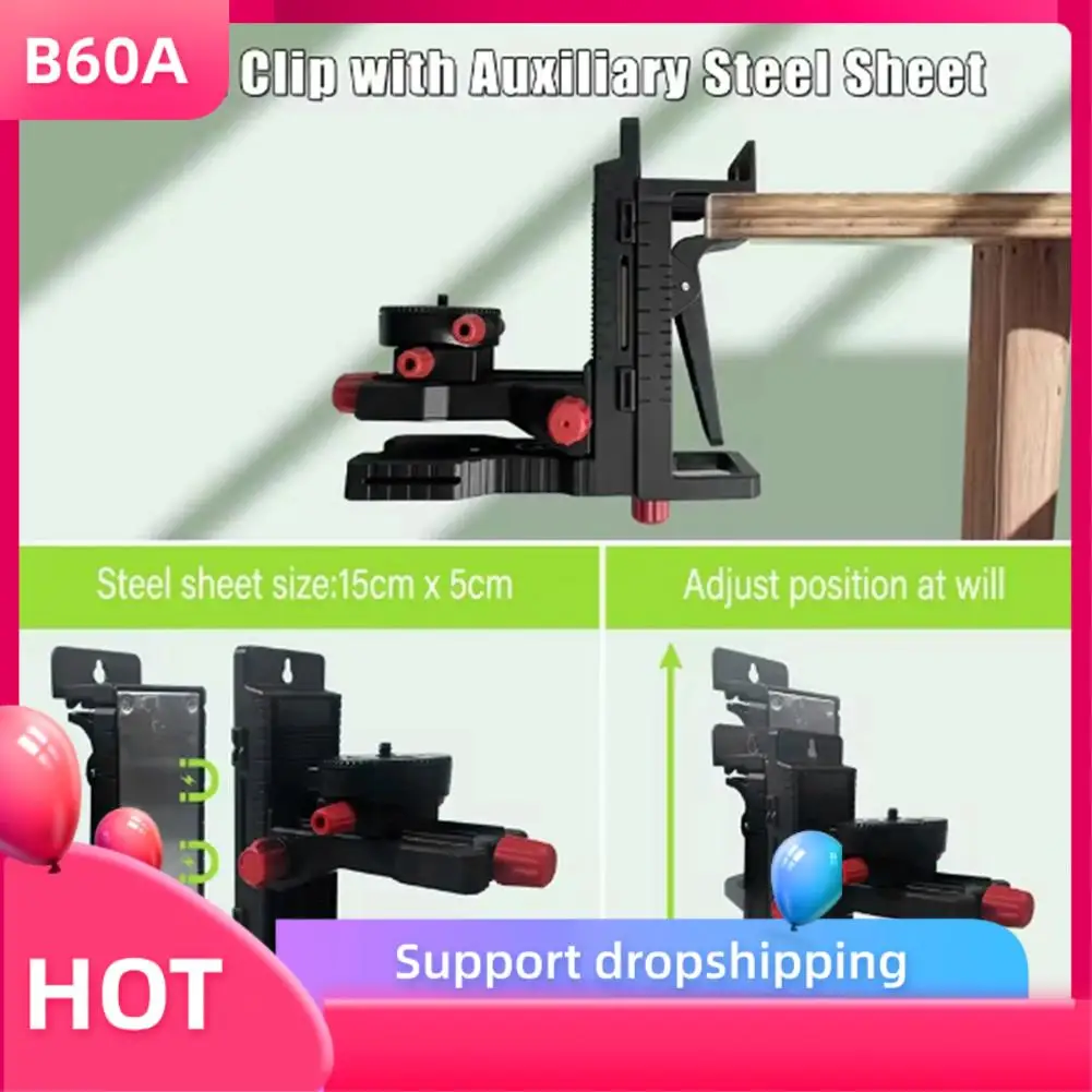 B60A Level Wall Mount Multifunctional Magnetic Pivoting Base Multi-Directional Fine-Tuning Wall-Mounting Instrument L Bracket
B60A Level Wall Mount Multifunctional Magnetic Pivoting Base Multi-Directional Fine-Tuning Wall-Mounting Instrument L Bracket