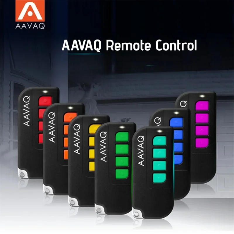 AAVAQ transmitter color key 433.92 MHz rolling code remote control for garage door motor flap door motor
AAVAQ transmitter color key 433.92 MHz rolling code remote control for garage door motor flap door motor
