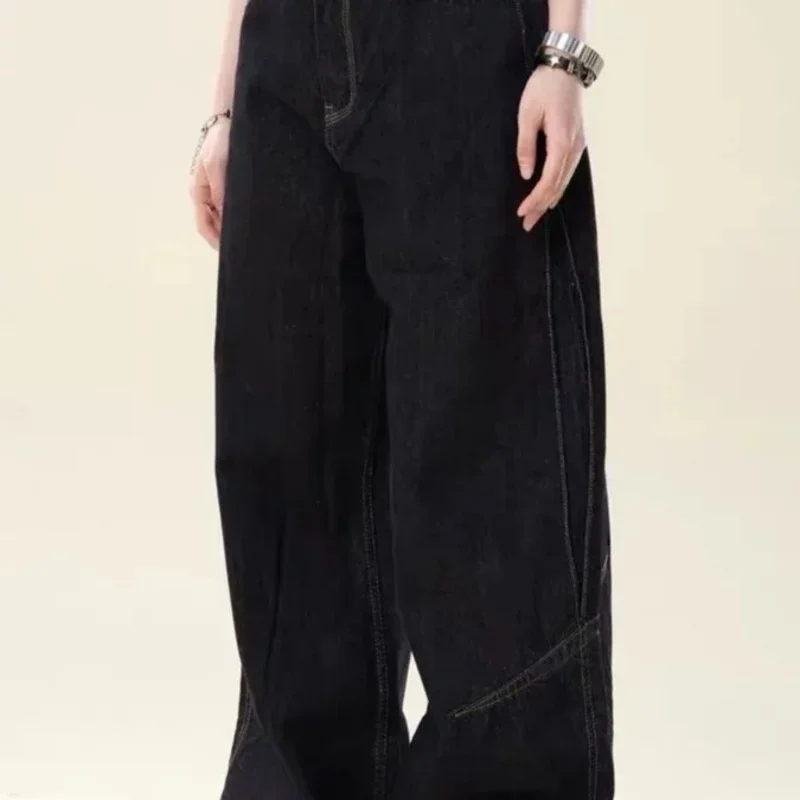 American Style Heavy Duty Wide Leg Jeans Women's Summer New High Waist Slim Straight Floor-Length Pants Foldable Cuff
American Style Heavy Duty Wide Leg Jeans Women's Summer New High Waist Slim Straight Floor-Length Pants Foldable Cuff