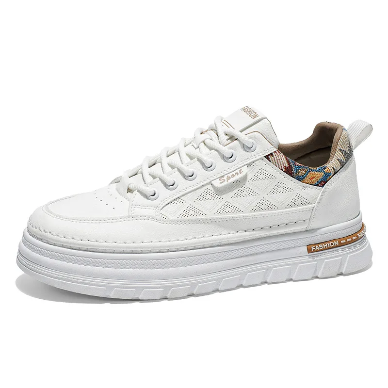 2026 New White Casual Sneakers for Men Solid Color Fashion Lace Designer Shoes Male Spring Summer Breathable Board Shoes Man
2026 New White Casual Sneakers for Men Solid Color Fashion Lace Designer Shoes Male Spring Summer Breathable Board Shoes Man