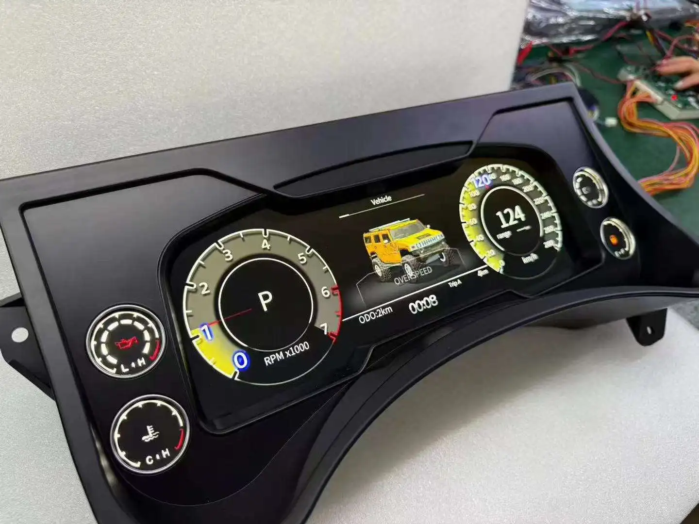 Digital Cluster For Hummer H2 2003-2009 Car LCD Dashboard Virtual Cockpit Instrument Multifunctional Speedmeter Screen Parts