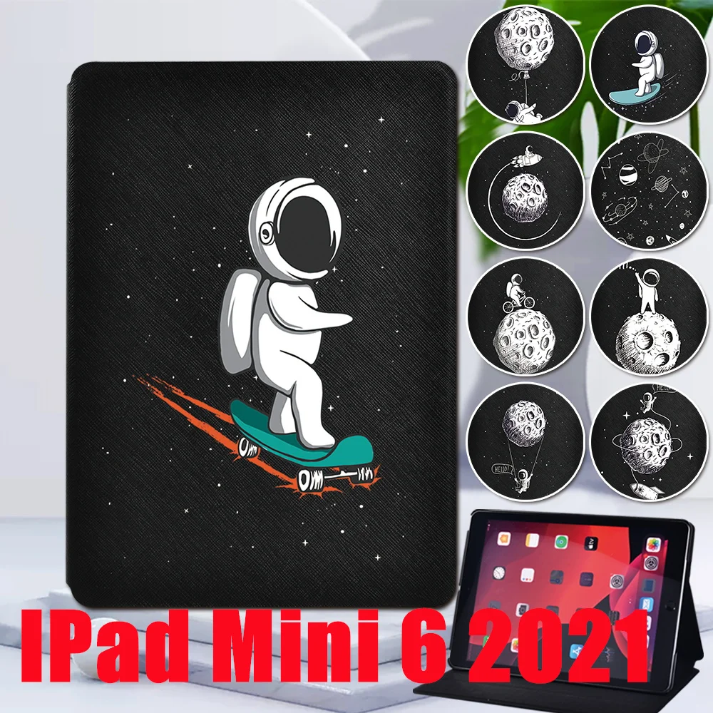Cover for IPad Mini 6 Ultra Slim PU Leather Case for IPad Mini 6th Generation 8.3 Inch 2021 Astronaut Pattern Folding Case Cover
Cover for IPad Mini 6 Ultra Slim PU Leather Case for IPad Mini 6th Generation 8.3 Inch 2021 Astronaut Pattern Folding Case Cover