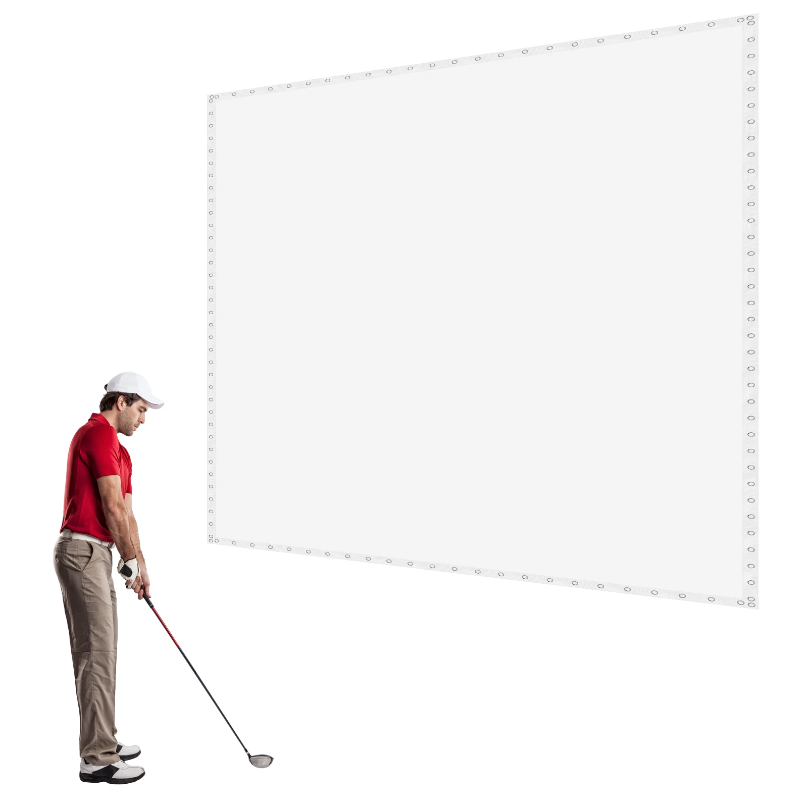9.8x13ft Launch Monitor Projector Screen with Grommet Holes Indoor Practice Screen for Indoor/Home/Garage Training
9.8x13ft Launch Monitor Projector Screen with Grommet Holes Indoor Practice Screen for Indoor/Home/Garage Training