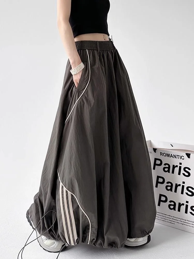 Большие размеры, американская рабочая одежда, юбка-миди трапециевидной формы с завязками, высокая талия для похудения для женщин, весенне-осенняя повседневная одежда
Большие размеры, американская рабочая одежда, юбка-миди трапециевидной формы с завязками, высокая талия для похудения для женщин, весенне-осенняя повседневная одежда