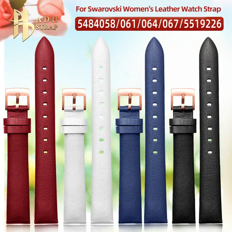 Women's Leather Wristwatch Strap For Swarovski Cowhide Watch Band 5484058/061/064/067/5519226 14mm Quick Release Interface Belt
Women's Leather Wristwatch Strap For Swarovski Cowhide Watch Band 5484058/061/064/067/5519226 14mm Quick Release Interface Belt