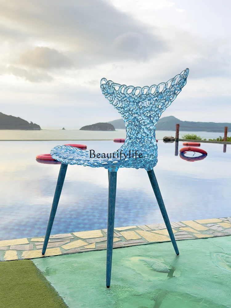 Fishtail Chair Dining Chair Premium Restaurant Transparent Stainless Steel Brass Crystal Chair
Fishtail Chair Dining Chair Premium Restaurant Transparent Stainless Steel Brass Crystal Chair