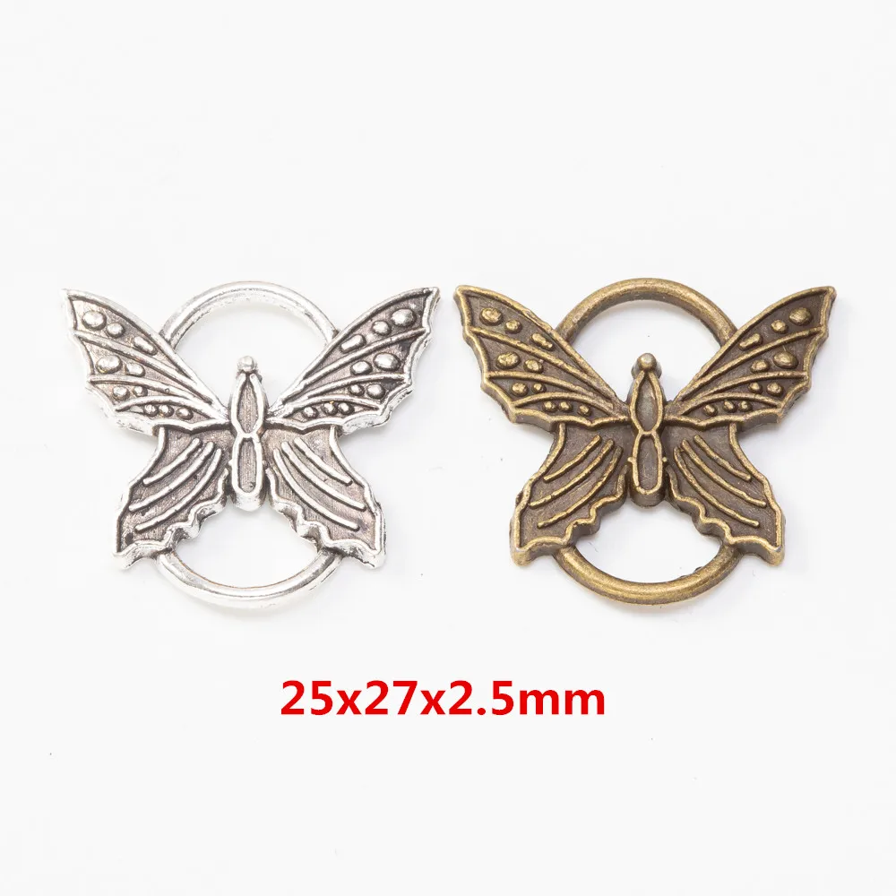 25pieces (butterfly) vintage zinc alloy charm metal pendant DIY jewelry discovery making accessories 123
25pieces (butterfly) vintage zinc alloy charm metal pendant DIY jewelry discovery making accessories 123