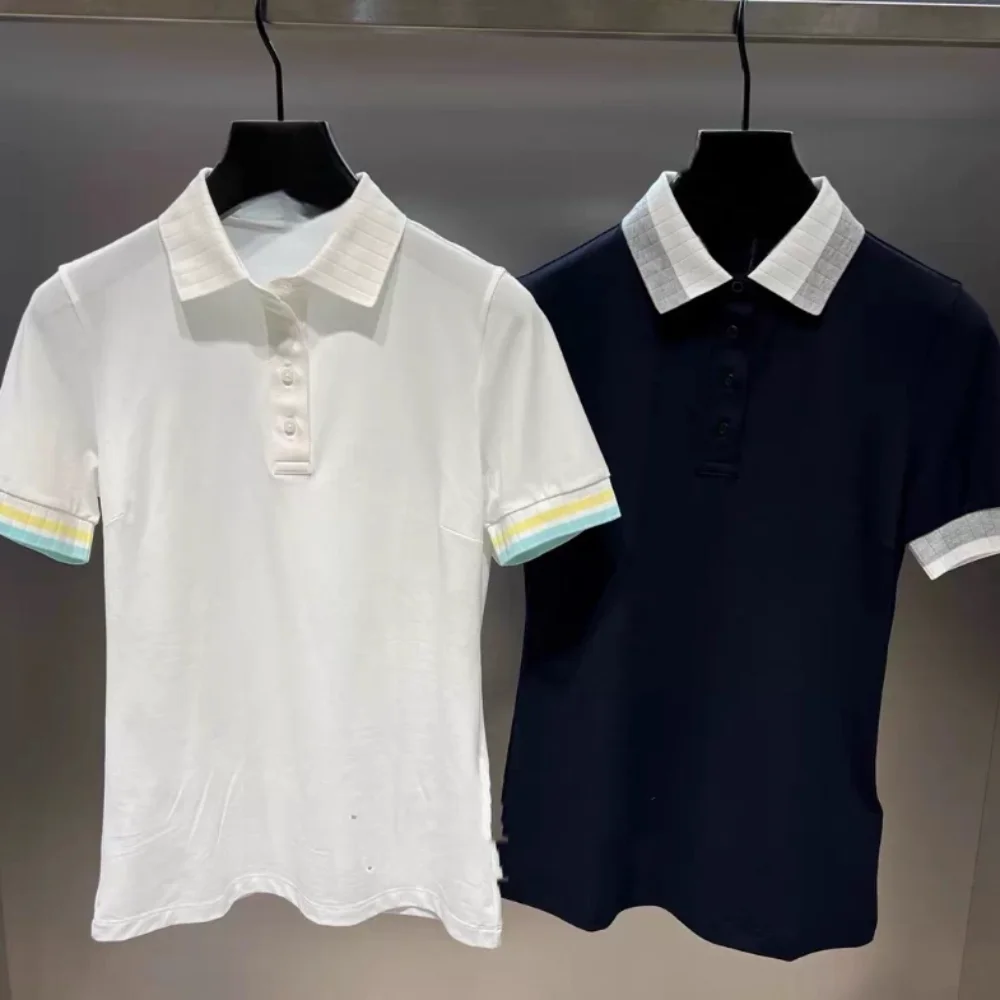 2026 Summer Comfortable Quick-Dry Golf Shirt Women Short Sleeve High-End Casual Sports Outdoor Running Versatile Top
2026 Summer Comfortable Quick-Dry Golf Shirt Women Short Sleeve High-End Casual Sports Outdoor Running Versatile Top