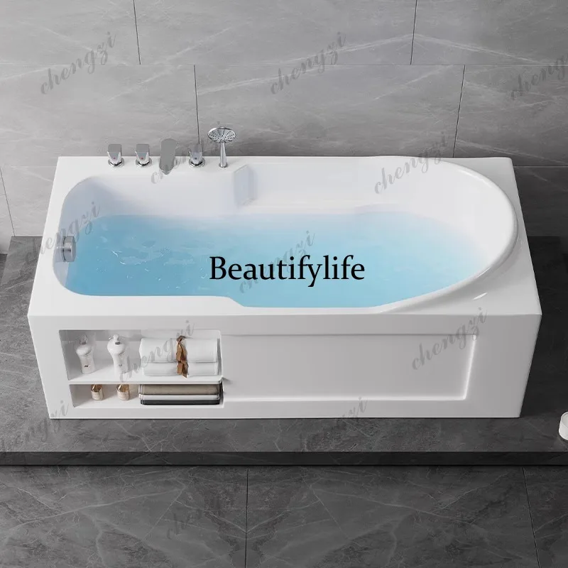 S178 three-skirt rectangular acrylic bathtub surfing massage heated hotel homestay bath
S178 three-skirt rectangular acrylic bathtub surfing massage heated hotel homestay bath