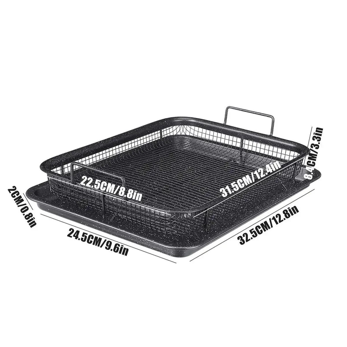 Baking Dish Copper Baking Tray Oil Frying Baking Pan Non-stick Chips Basket Grill Mesh Kitchen Tools
Baking Dish Copper Baking Tray Oil Frying Baking Pan Non-stick Chips Basket Grill Mesh Kitchen Tools