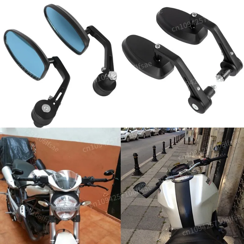 For Harley Chopper Bobber Cafe Racer ATV Quad Motorcycle Black 7/8" Handlebar End Rearview Side Mirrors Oval Custom Classic
For Harley Chopper Bobber Cafe Racer ATV Quad Motorcycle Black 7/8" Handlebar End Rearview Side Mirrors Oval Custom Classic