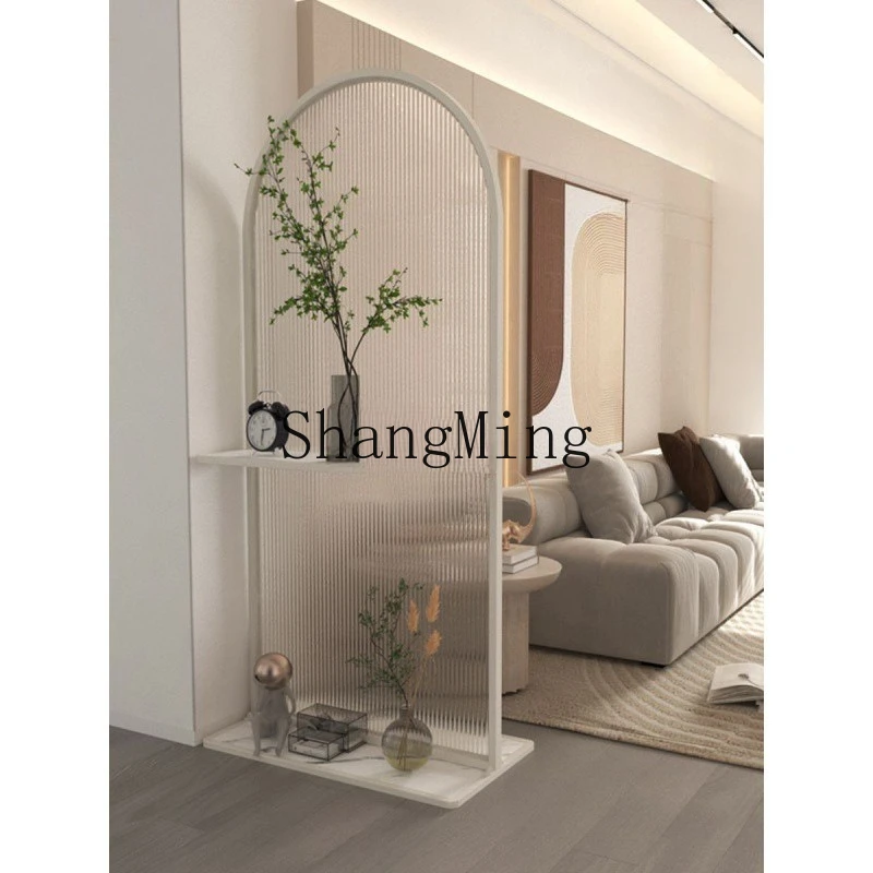 FG cream wind entry sofa Changhong glass curved partition rack entry living room entrance screen
FG cream wind entry sofa Changhong glass curved partition rack entry living room entrance screen