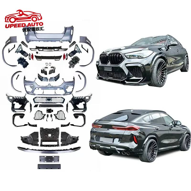 Suitable FOR 2018Y~ BM X6 G06 Upgrade to F96 1V1 X6M Car Kits Auto Body Part Front Rear Bumpers Accessories System
Suitable FOR 2018Y~ BM X6 G06 Upgrade to F96 1V1 X6M Car Kits Auto Body Part Front Rear Bumpers Accessories System
