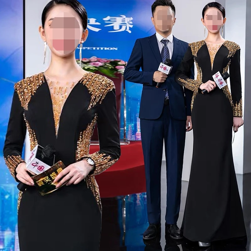 Вечернее платье Ele Fi Tail: Элегантное, стройнящее, класса люкс, от китайского бренда, с молнией, расшитое бисером, средней длины.
Вечернее платье Ele Fi Tail: Элегантное, стройнящее, класса люкс, от китайского бренда, с молнией, расшитое бисером, средней длины.