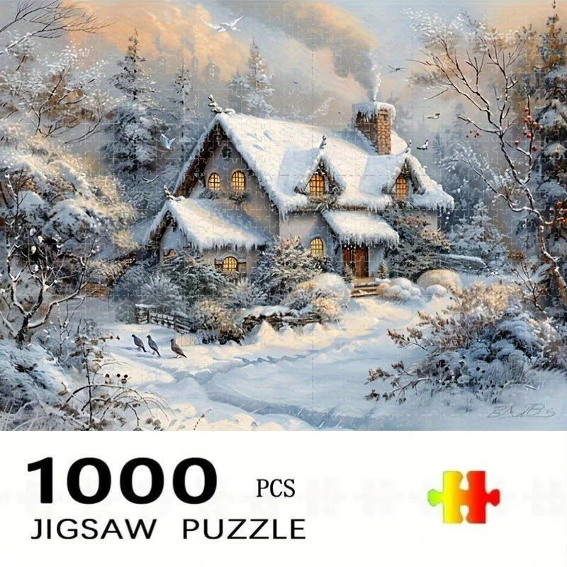 Jigsaw Puzzle 1000 Pieces Winter Snowhouse Puzzle Home Decor for Adults Game Family Fun Puzzles Educational Toys
Jigsaw Puzzle 1000 Pieces Winter Snowhouse Puzzle Home Decor for Adults Game Family Fun Puzzles Educational Toys