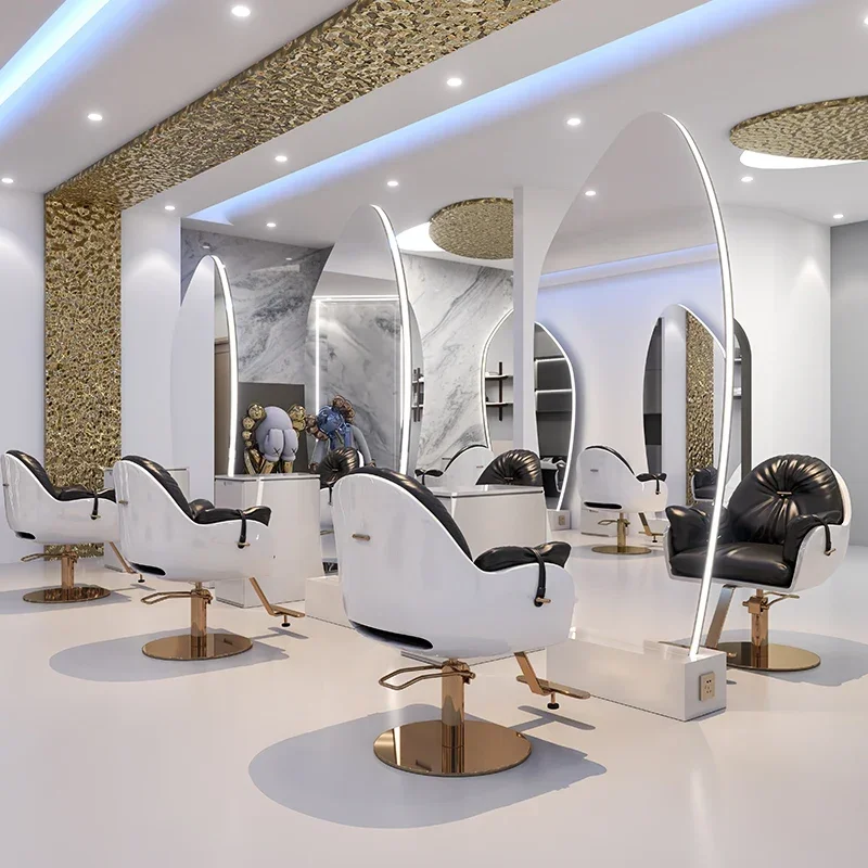 L Парикмахерская Туалетный столик Одиночное зеркало с подсветкой для парикмахерской Зеркало для стрижки волос Напольное двойное зеркало
L Парикмахерская Туалетный столик Одиночное зеркало с подсветкой для парикмахерской Зеркало для стрижки волос Напольное двойное зеркало