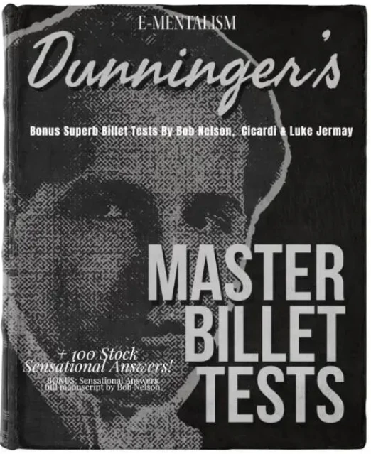 Тесты Дунninger's Master Billet (электронная книга) — Волшебные трюки (Мгновенная загрузка)
Тесты Дунninger's Master Billet (электронная книга) — Волшебные трюки (Мгновенная загрузка)