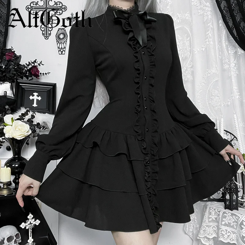 AltGoth Halloween Gothic Cosplay Dress Women Dark Streetwear Harajuku Y2k E-girl Emo Alt High Waist Long Sleeve Cake Dress Femme
AltGoth Halloween Gothic Cosplay Dress Women Dark Streetwear Harajuku Y2k E-girl Emo Alt High Waist Long Sleeve Cake Dress Femme