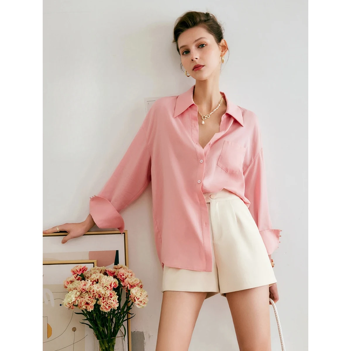 OLrain White Shirt Woman French Style 2026 Autumn New Long Sleeve Elegant Blouses Turn-Down Collar Loose Ladies Tops O57QC65616
OLrain White Shirt Woman French Style 2026 Autumn New Long Sleeve Elegant Blouses Turn-Down Collar Loose Ladies Tops O57QC65616