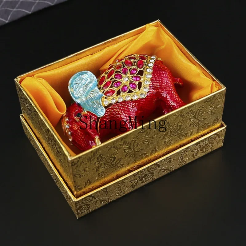 CLL Diamond Elephant Jewelry Box Enamel Craft Storage Box Jewelry Box Wedding Rebate Gift Birthday Gift
CLL Diamond Elephant Jewelry Box Enamel Craft Storage Box Jewelry Box Wedding Rebate Gift Birthday Gift