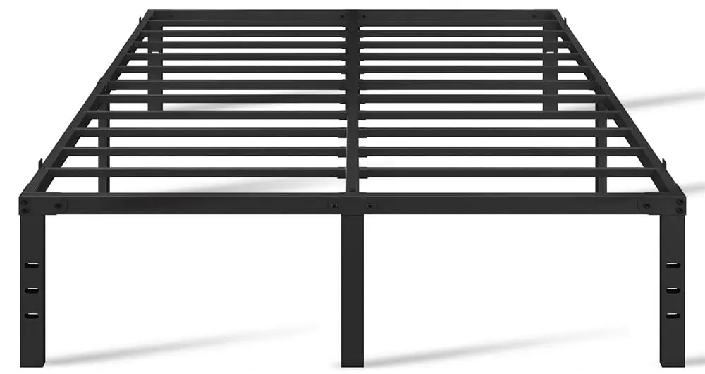 18 Inch Tall Metal Bed Frame Full Platform Bed Frame with Storage Space,Sturdy Slat Support,Easy Assembly,No Box, Customized
18 Inch Tall Metal Bed Frame Full Platform Bed Frame with Storage Space,Sturdy Slat Support,Easy Assembly,No Box, Customized