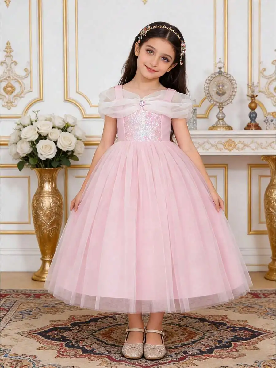 Pink Off-Shoulder Tulle Evening Dress With Bow For Formal Party
Pink Off-Shoulder Tulle Evening Dress With Bow For Formal Party
