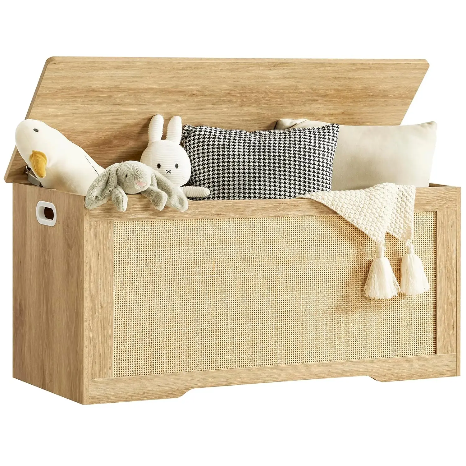 39.4" Storage Chest Toy Box Safety Hinges Bedroom Living Room Entryway Bench 220lb Capacity Natural, Customized
39.4" Storage Chest Toy Box Safety Hinges Bedroom Living Room Entryway Bench 220lb Capacity Natural, Customized