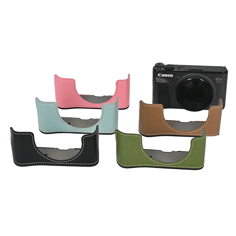 PU Leather Case Camera Video Bag Half Body Palm Print Base Protector for Canon PowerShot SX730 SX740 SX720 HS Protective Cover
PU Leather Case Camera Video Bag Half Body Palm Print Base Protector for Canon PowerShot SX730 SX740 SX720 HS Protective Cover