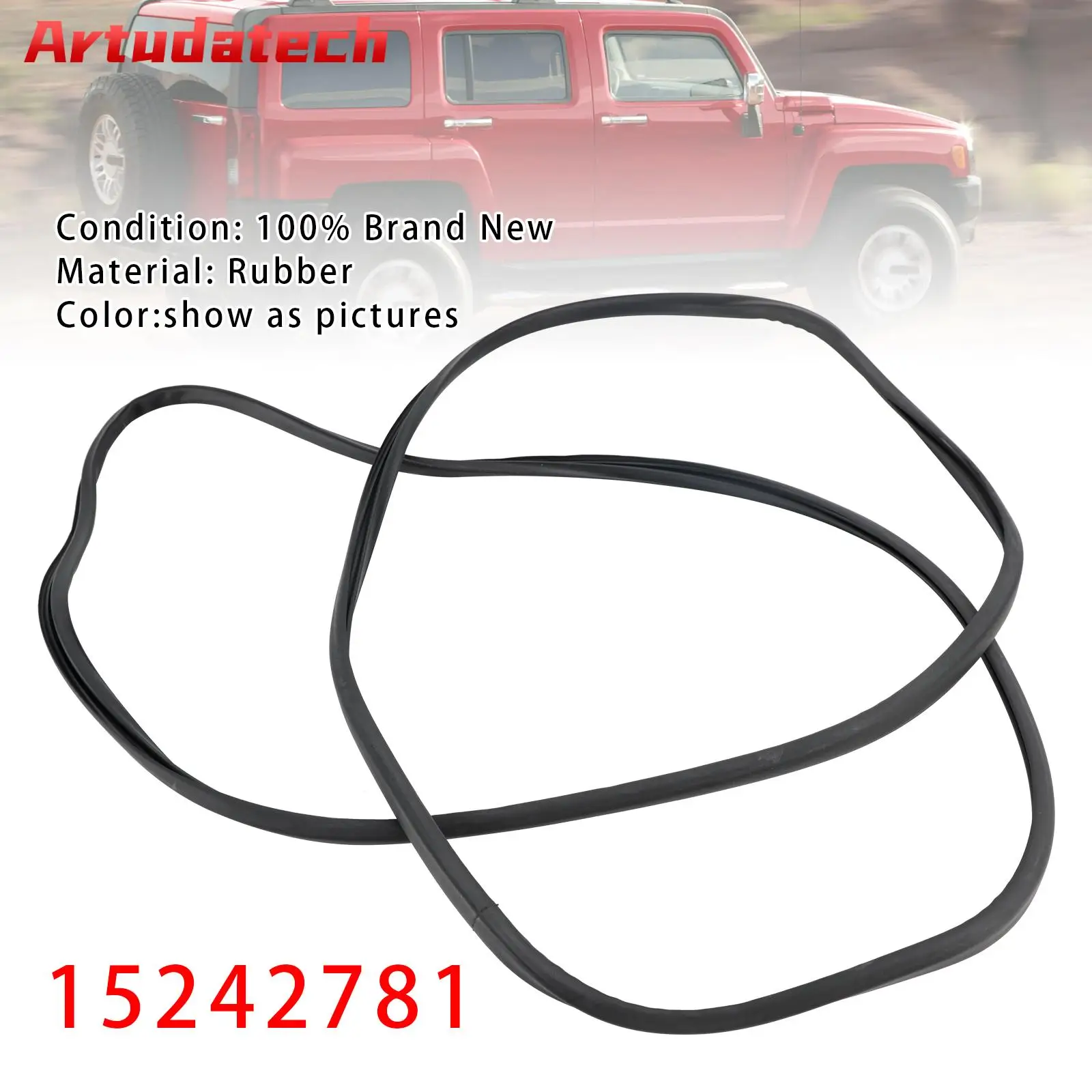 Artudatech Sunroof Weatherstrip Glass Seal 15242781 For Hummer H3 H3T 2006 2007 2008 2009 2010 1524-2781
Artudatech Sunroof Weatherstrip Glass Seal 15242781 For Hummer H3 H3T 2006 2007 2008 2009 2010 1524-2781