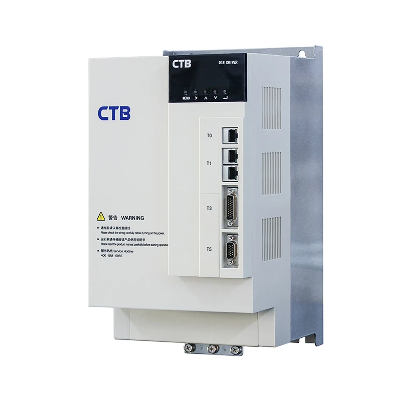 CTB D18 AC Servo Driver with motor for automation equipment 75A 37KVA D18-A475A0
CTB D18 AC Servo Driver with motor for automation equipment 75A 37KVA D18-A475A0