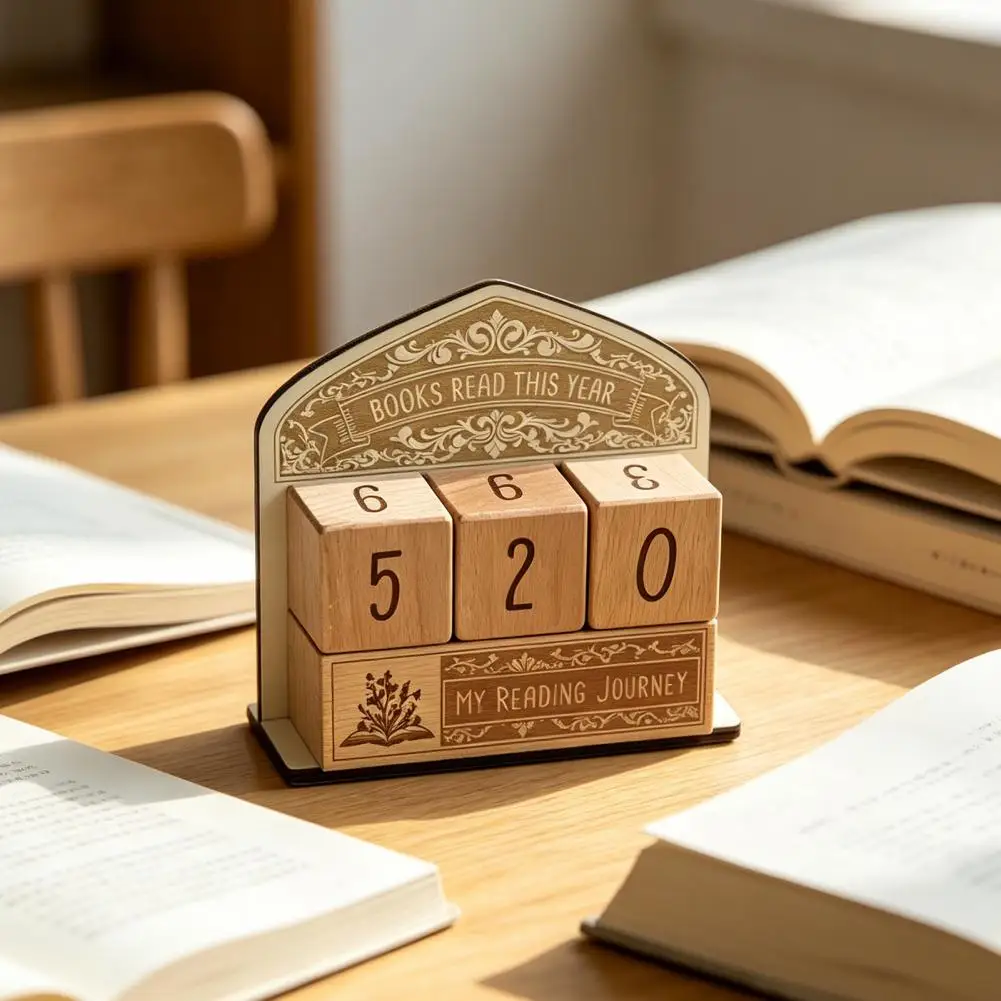 Book Read This Year Counter Wooden Reading Tracker Block Up to 999 Rustic Reading Goal Display Sign for Teacher Women Book Lover
Book Read This Year Counter Wooden Reading Tracker Block Up to 999 Rustic Reading Goal Display Sign for Teacher Women Book Lover